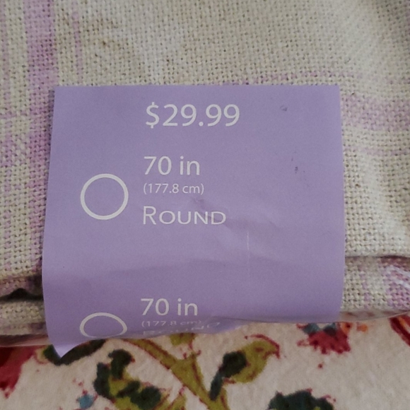 Tablecloth grey purple - Picture 2 of 2